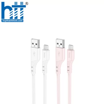 Cáp dữ liệu sạc silicon màu pha lê X97 Micro