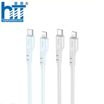 Cáp dữ liệu sạc silicon PD màu pha lê X97 iP