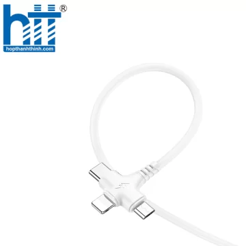 Cáp sạc 3 trong 1 X77 Jewel USB to iP/Micro/Type-C