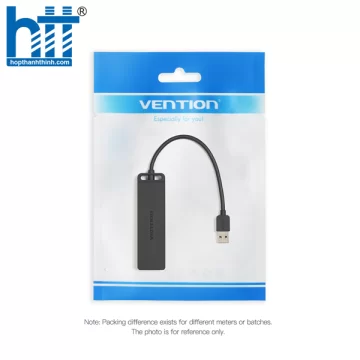Bộ chia Hub USB3.0 sang 4 cổng With Power Vention CHLBD (0.5M) 5Gbps