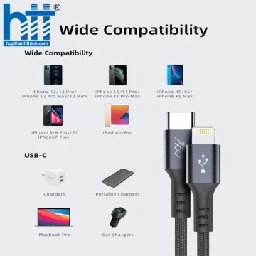 CÁP IPHONE 14 I 13 I 12 USB-C TO LIGHTNING 20W/60W INNOSTYLE DURAFLEX IPHONE/IPAD D_ICL150_ Red