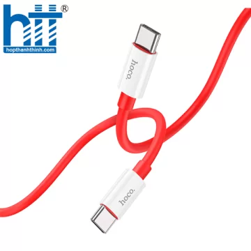 Cáp sạc X87 silicone TYPE C - TYPE C 60W