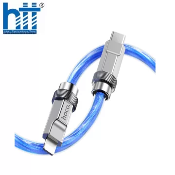 Cáp sạc U113 silicone PD TYPE C - IPHONE (Xanh)