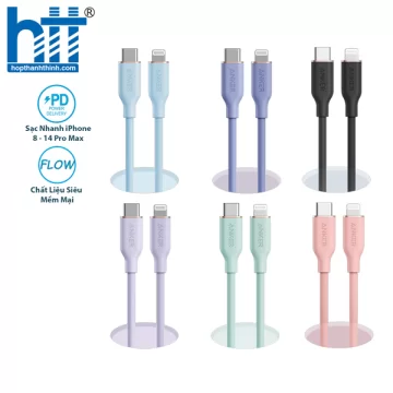 Cáp Type C to Lightning Anker PowerLine III Flow dài 0.9M A8662621