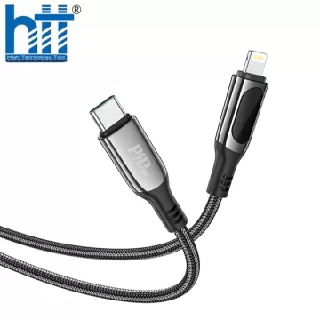 Cáp sạc S51 PD TYPE C - IPHONE 20W (Đen)