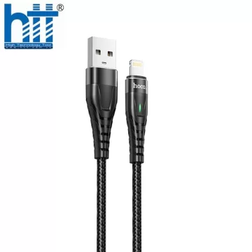 Cáp Sạc Nhanh Hoco ME3 Lightning 2M 3A (Đen)