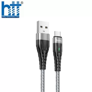 Cáp Sạc Nhanh Hoco ME3 Micro 2M 3A (Xám)