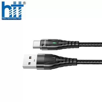 Cáp Sạc Nhanh Hoco ME3 Type-C 2M 3A (Đen)