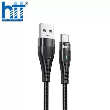 Cáp Sạc Nhanh Hoco ME3 Type-C 2M 3A (Đen)