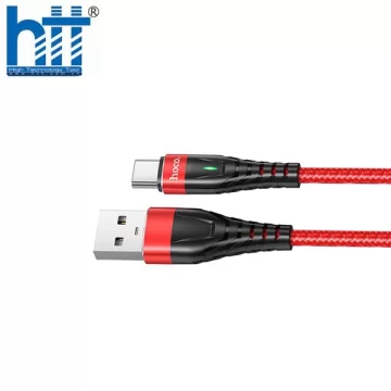 Cáp Sạc Nhanh Hoco ME3 Type-C 2M 3A (Đỏ)