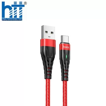 Cáp Sạc Nhanh Hoco ME3 Type-C 2M 3A (Đỏ)