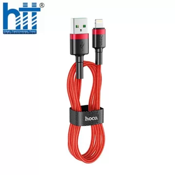 Cáp Sạc Nhanh Hoco ME5 Lightning 1M 3A (Đỏ)