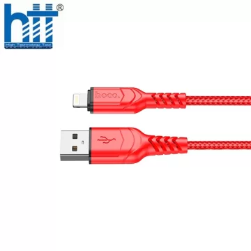 Cáp Sạc Nhanh Hoco X59 Lightning 2m 2.4A (Đỏ)