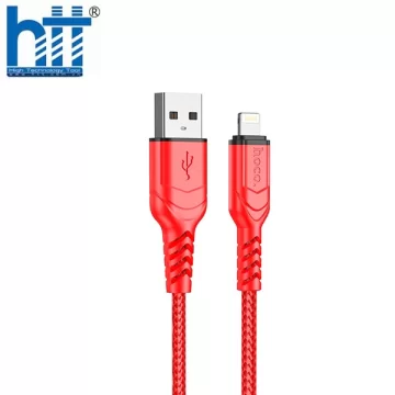 Cáp Sạc Nhanh Hoco X59 Lightning 2m 2.4A (Đỏ)