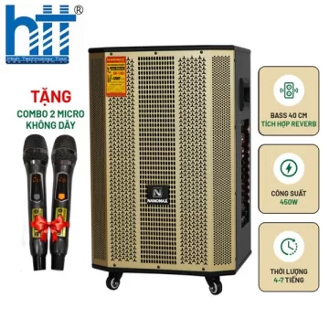 Loa Kéo Nanomax SK-15Q1 Bass 40cm 450w Karaoke Bluetooth