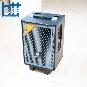 Loa Kéo Mini Nanomax S-8C Lưới Xám Bass 20cm 50w Karaoke Bluetooth