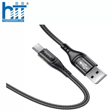  Cáp Sạc Báo Đèn ME10 Type-C 1M 3A (Đen)