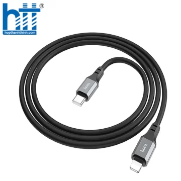 Cáp dữ liệu sạc silicon X86 PD (Đen)