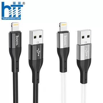 CÁP SẠC X72 Creator silicone charging data cable for Lightning 1M, 2.4A (Trắng)