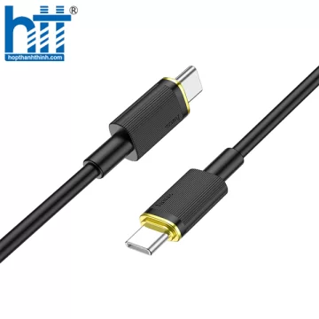 CÁP SẠC U109 Type-C to Type-C 100W charging data cable 1.2M, 100W 20V/5A, 3A (Đen)