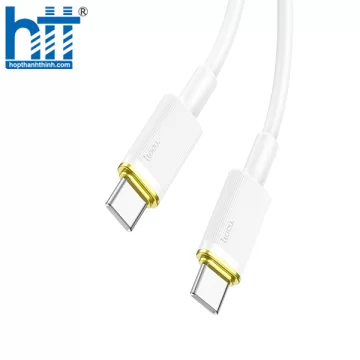 CÁP SẠC U109 Type-C to Type-C 100W charging data cable 1.2M, 100W 20V/5A, 3A (Trắng)