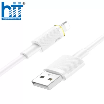 CÁP SẠC U109 Lightning charging data cable 1.2M, 2.4A (Trắng)