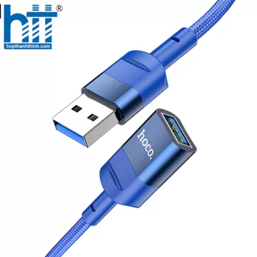 CÁP SẠC U107 USB male to USB female USB3.0 charging data sync extension cable 1.2M (Xanh)