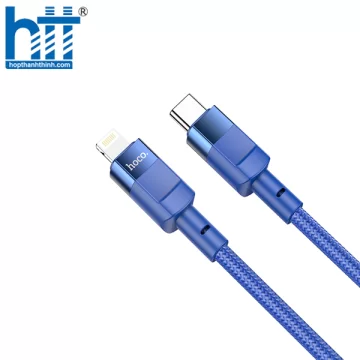 CÁP SẠC U106 Moulder PD charging data cable for Lightning 1.2M PD20W (Xanh)