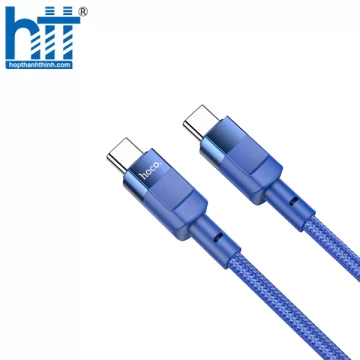 CÁP SẠC U106 Moulder 100W charging data cable for Type-C to Type-C 1.2M, 100W, 20V, 5A, 3A (Xanh)