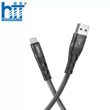 CÁP SẠC U105 Treasure jelly braided charging data cable for Micro 1M 2.4A (Đen)