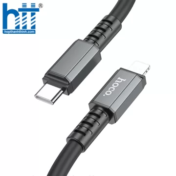 Cáp Sạc X85 Lightning Strength PD charging data cable 1M PD20W (Đen)
