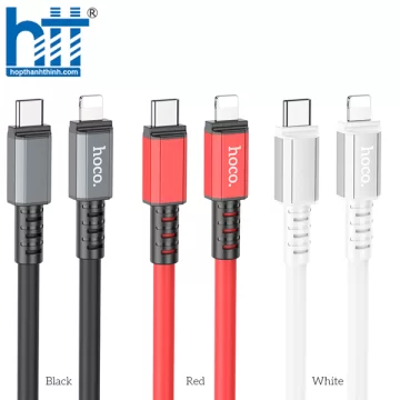 Cáp Sạc X85 Lightning Strength PD charging data cable 1M PD20W (Đỏ)