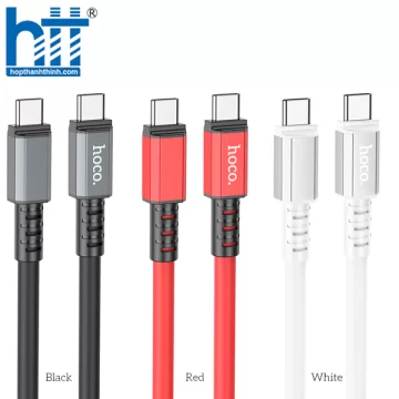 Cáp Sạc X85 Type-C To Type-C Strength 60W charging data cable 1M, 60W, 20V/3A (Đỏ)