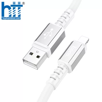 Cáp Sạc X85 Lightning Strength charging data cable 1M, 2.4A (Trắng)
