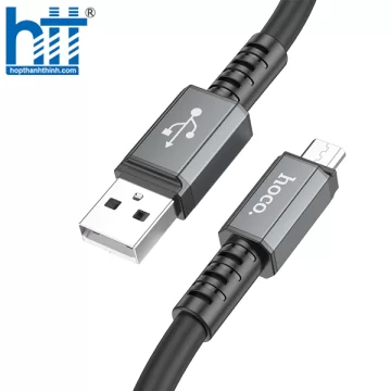 Cáp Sạc X85 Micro Strength charging data cable 1M, 2.4A (Đen)
