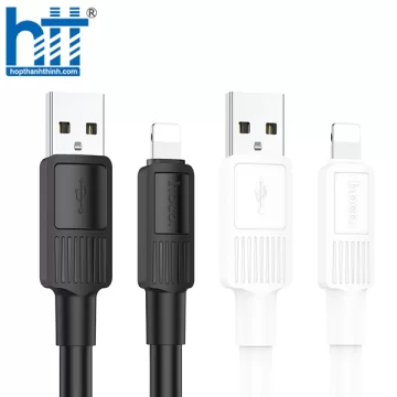 Cáp Sạc X84 Lightning Solid charging data cable 1M, 2.4A (Đen)