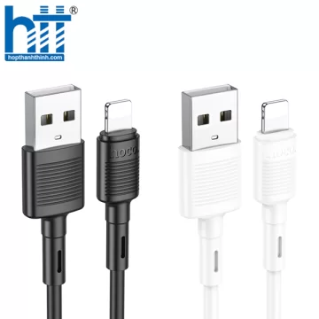 Cáp Sạc X83 Lightning Victory charging data cable 1M, 2.4A (Đen)