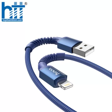 Cáp Sạc X71 Especial charging data cable for Lightning 1M, 2.4A (Xanh)
