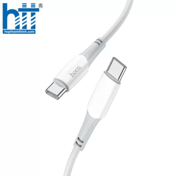 Cáp Sạc X70 Ferry 60W charging data cable Type-C To Type-C 1M, 60W, 3A (Trắng )