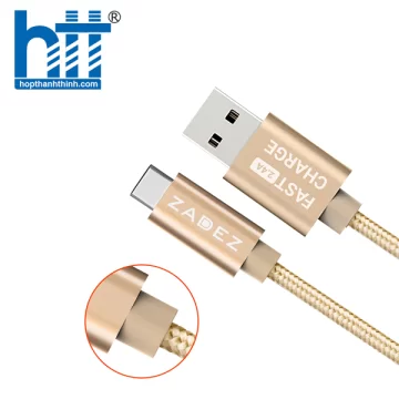 Cáp sạc Zadez USB to Type C 1M ZCC-135