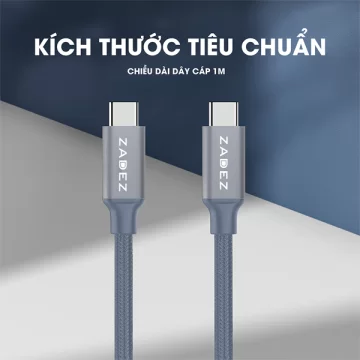 Cáp sạc Dual USB-C Zadez ZCC-325