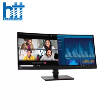 Màn hình cong Lenovo Think Vision P34w-20 63F2RAR3WW (34Inch/ UWQHD (3440x1440)/ 300cd/m2/ IPS/ Lan/USB-C)