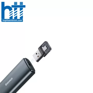 Bút trình chiếu Baseus Orange Dot Red Laser - Pin sạc