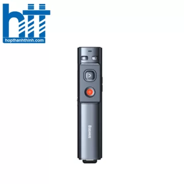 Bút trình chiếu Baseus Orange Dot Green Laser - Pin sạc