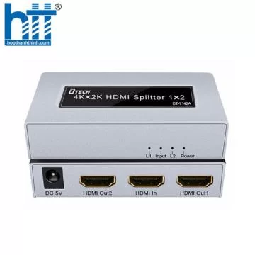Bộ chia HDMI 1 ra 2 DT-7142a (1.4)
