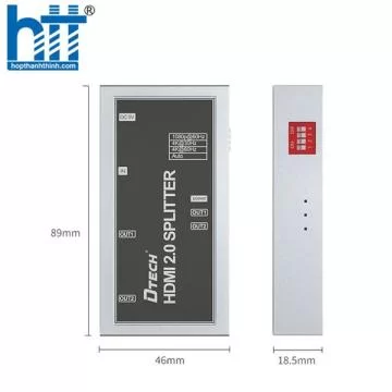 Bộ chia HDMI 1 ra 2  DT-7212 (2.0)