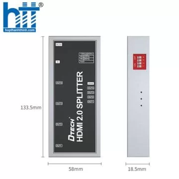 Bộ chia HDMI 1 ra 4 DT-7214 (2.0)