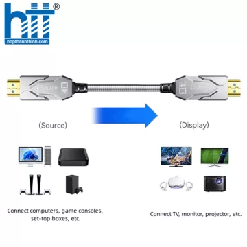 Dây hdmi Dtech 15m DT-HF2015K (2.0)