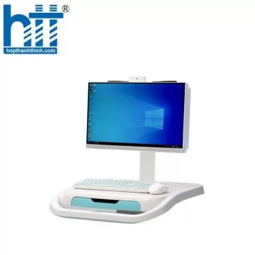 Xe Đẩy Y Tế HIT AIO (i5-7440HQ, 8GB RAM, 256GB M2 2 UPS (13200mAP/Pin đơn - 26400mAP/Pin đôi) 21,5 FHD IPS, 250 Nits, Wifi + Bluetooth + Sim 4G/5G Vesa 75.75)