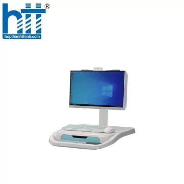 Xe Đẩy Y Tế HIT AIO (i7-7440HQ, 8GB RAM, 256GB M2 2 UPS (13200mAP/Pin đơn - 26400mAP/Pin đôi) 21,5 FHD IPS, 250 Nits, Wifi + Bluetooth + Sim 4G/5G Vesa 75.75)